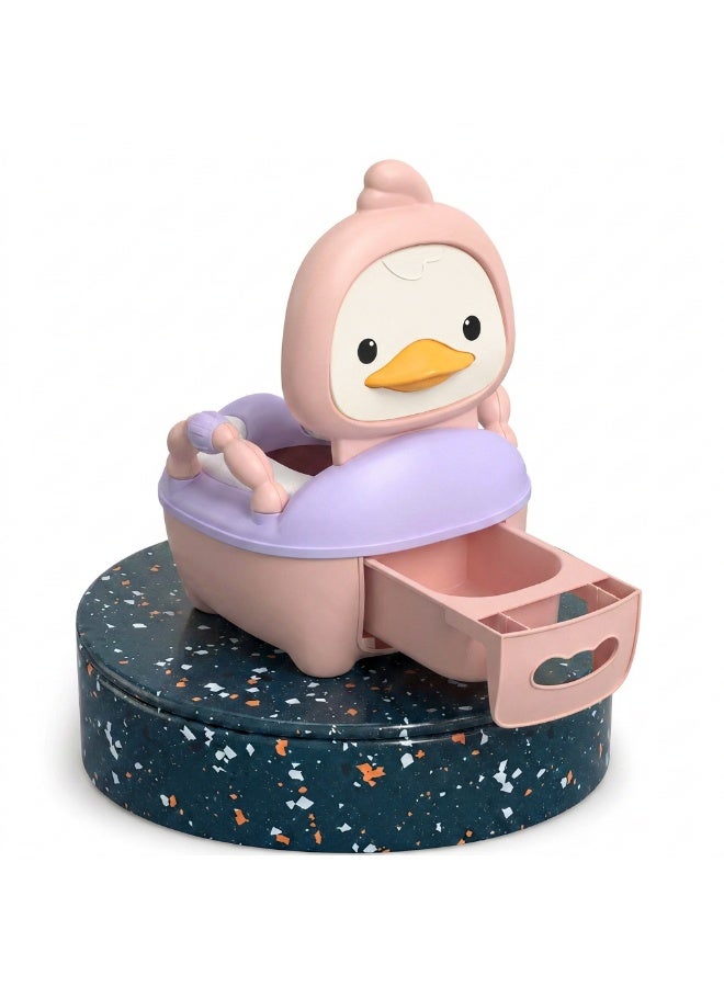 Toddler Potty Training Chair with Armrests and Backrest - Comfortable and Easy Clean - Image 2