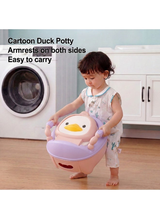 Toddler Potty Training Chair with Armrests and Backrest - Comfortable and Easy Clean - Image 5