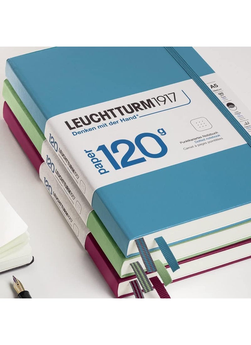 LEUCHTTURM1917 - LEUCHTTURM1917  120G Special Edition  Medium A5 Plain Hardcover Notebook Rising Sun  203 Numbered Pages with 120gsm Paper - Image 1
