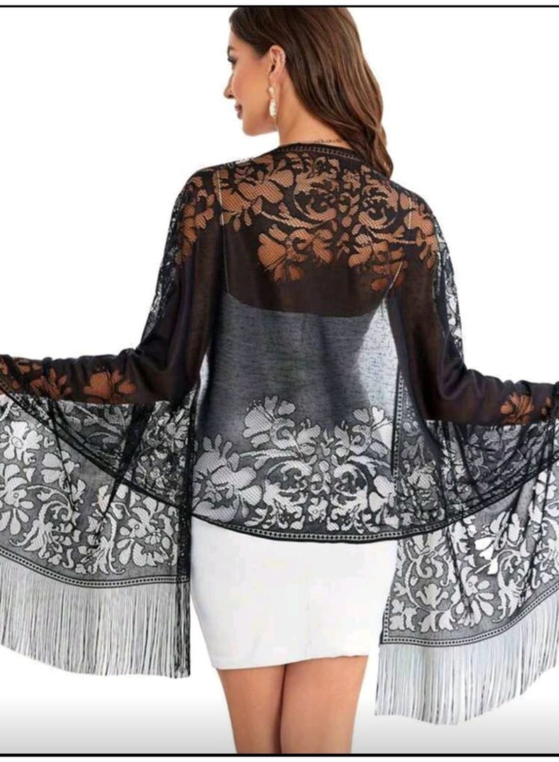 SHEIN Elegant Lace Scarf/Shawl, Women Evening Dress Accessory - Image 2