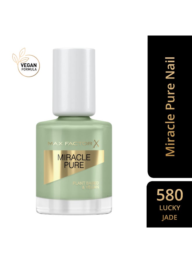 Max Factor - Miracle Pure Nail Polish, Healing Crystal Collection - Lucky Jade, 12ml - Image 1