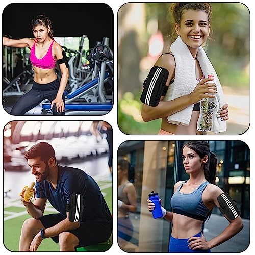 Optifit® Armband for Mobile Phone Running with Luminous, Waterproof Phone Holder for Running for iPhone 14 PRO MAX/13/12, Dual Layer Large Capacity Arm Band with Card Holder for Within 7in 's Mobile - Image 5