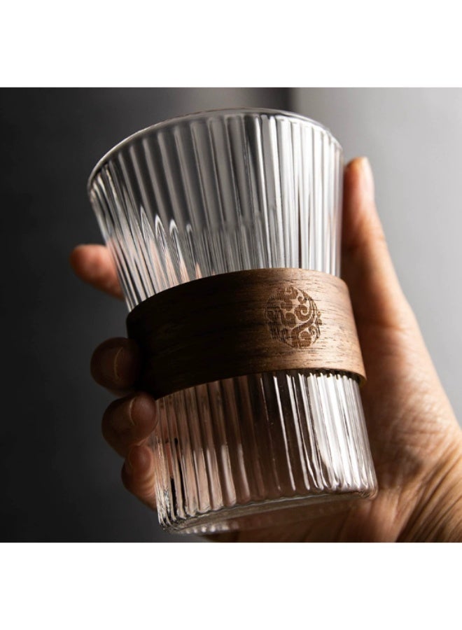 أنا اشتريت فنجان قهوة زجاجي شفاف بسعة 300 مللي لتر ومقاوم للحرارة لشرب الشاي الصافي صباحًا - Image 5