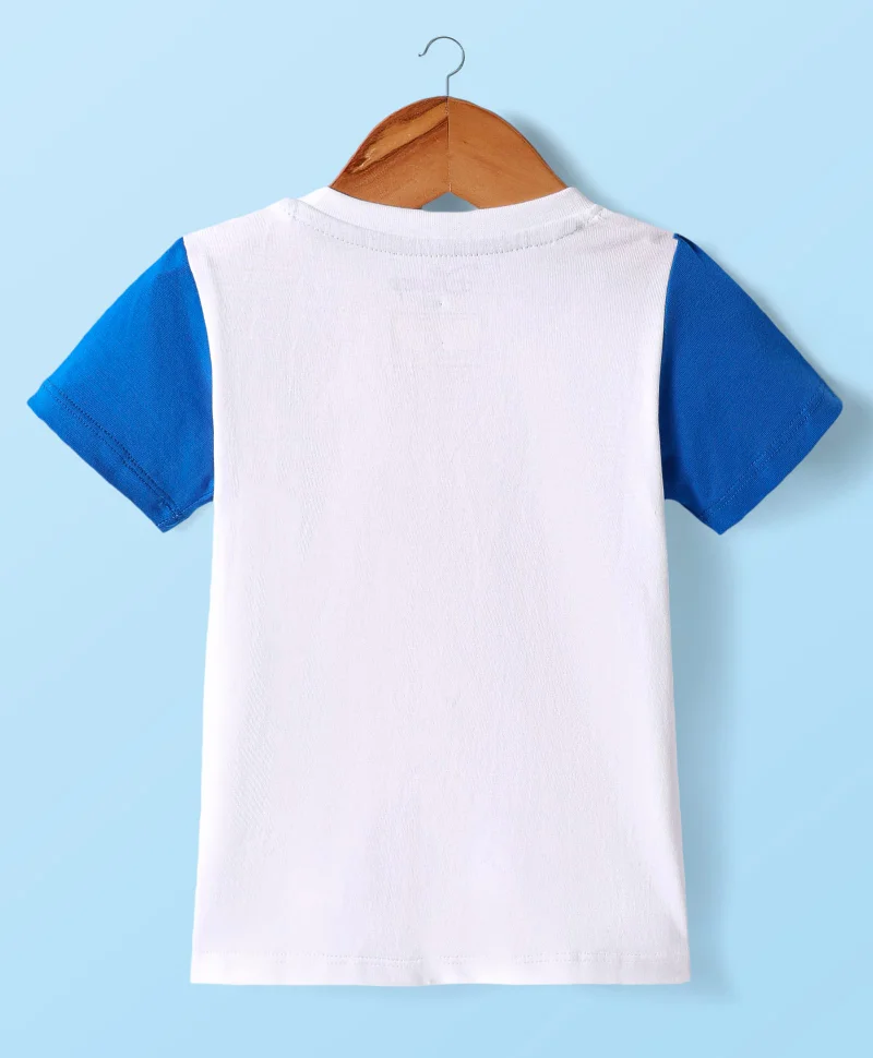 Babyhug Disney Babyhug Disney Single Jersey Knit Half Sleeves T-Shirt with 101 Dalmatian Graphic - Blue