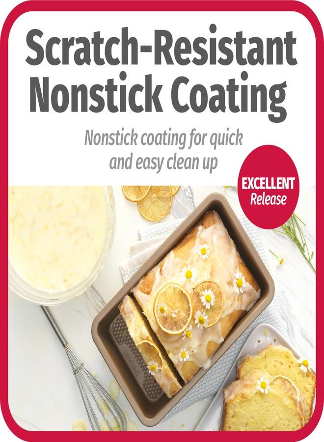 GoodCook BestBake Nonstick Textured Carbon Steel Loaf Pan, 9" x 5", Bronze - Image 3
