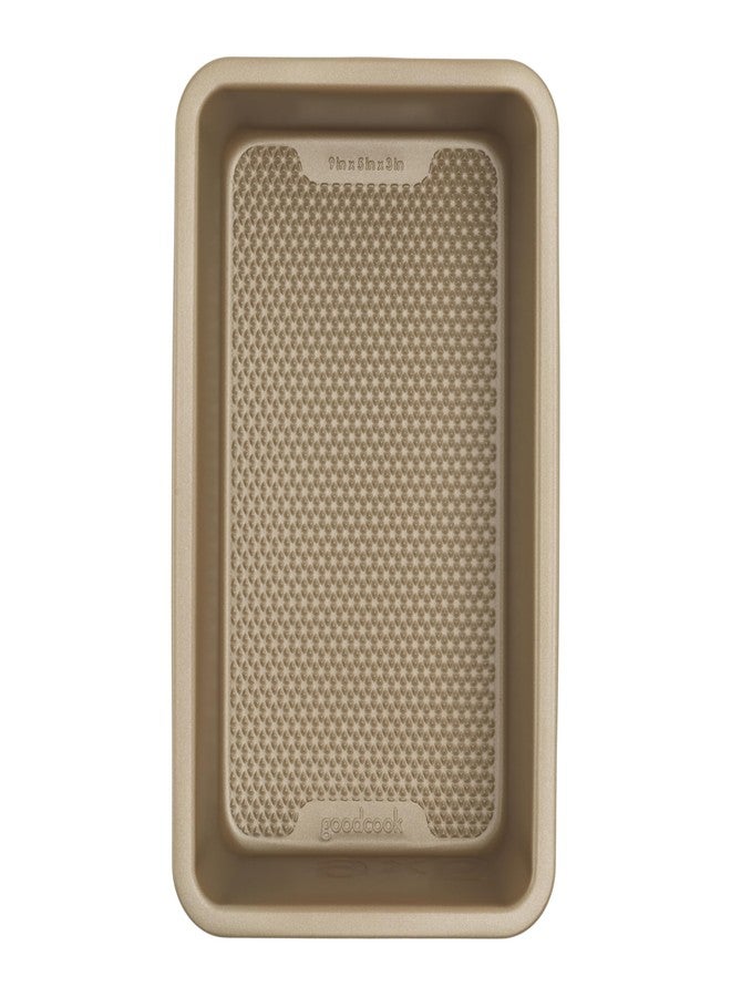 GoodCook BestBake Nonstick Textured Carbon Steel Loaf Pan, 9" x 5", Bronze - Image 1