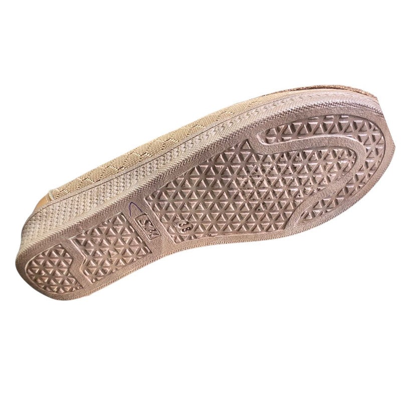 Karisma Wedge Crochet Fabric Closed Shoe With A Double Belted Design - Image 2