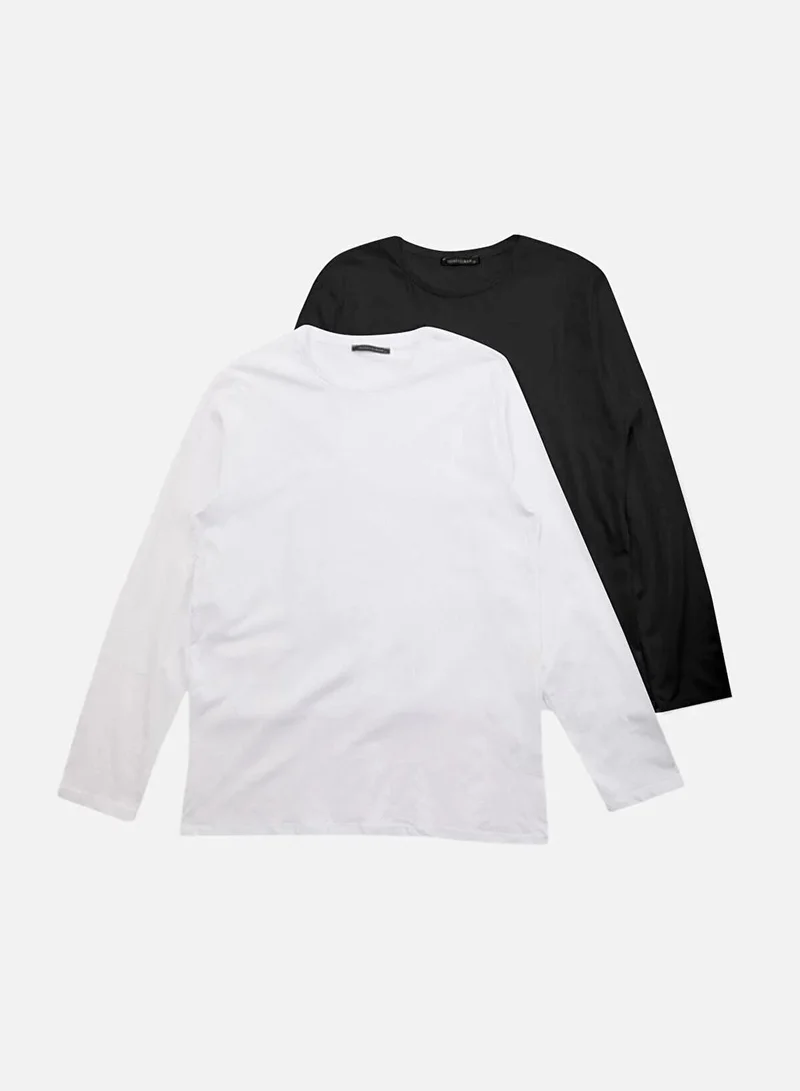 trendyol 2 Pack Essential Crew Neck T-Shirt