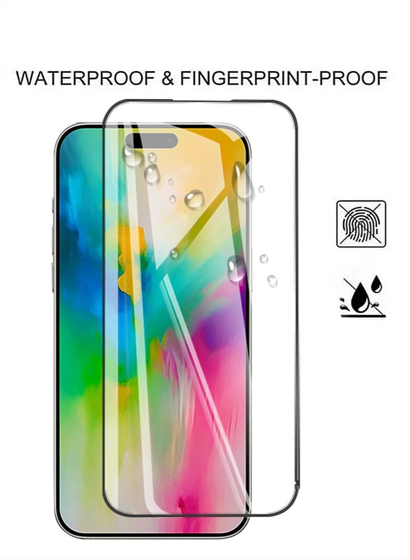 إكس ليفيل 2 PCS فون 16 حامي الشاشة ، 9H خفف من الزجاج حامي الشاشة فون 16 ، حالة الهاتف الخليوي ودية ، سهلة التركيب ، ومكافحة كشط الفيلم - Image 4