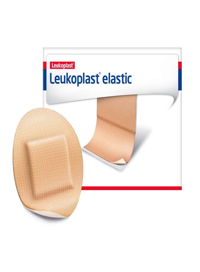 JOBST Leukoplast Elastic Fabric Adhesive Latex Free Bandages Oval Spot 1.25" (100 in Box) - Image 2