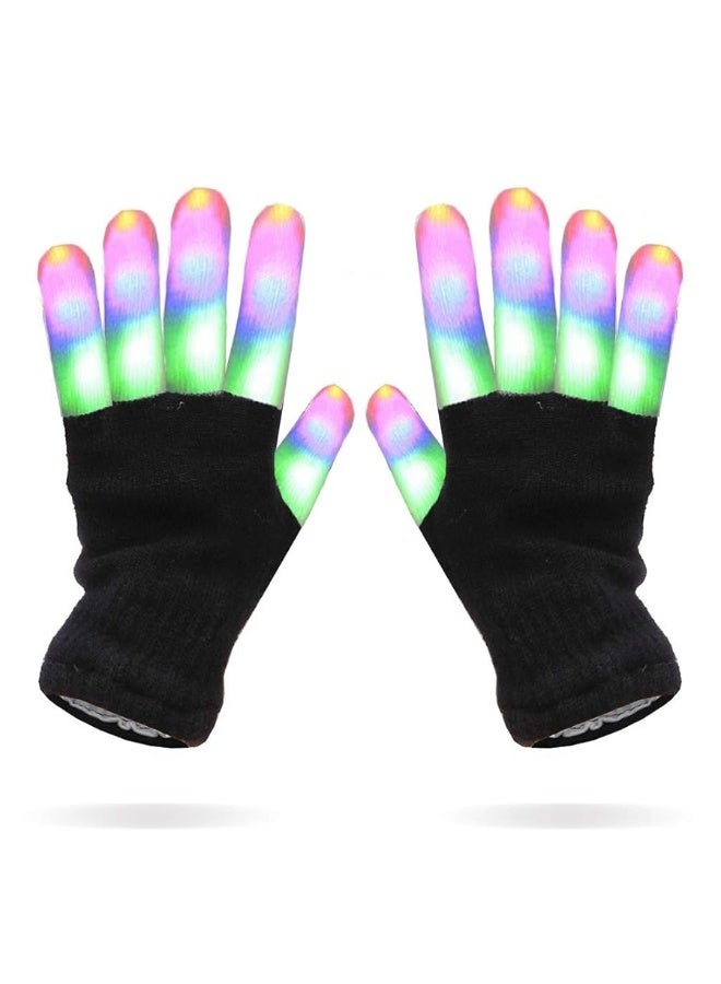 Luwint Kids LED Gloves Finger Light up Gloves - Flashing Autistic Cool Toys for Boys Girls, Children 3-7 Years - Image 4
