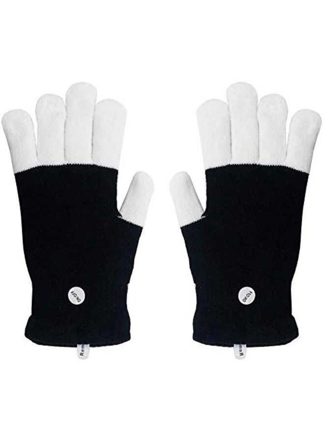 Luwint Kids LED Gloves Finger Light up Gloves - Flashing Autistic Cool Toys for Boys Girls, Children 3-7 Years - Image 3