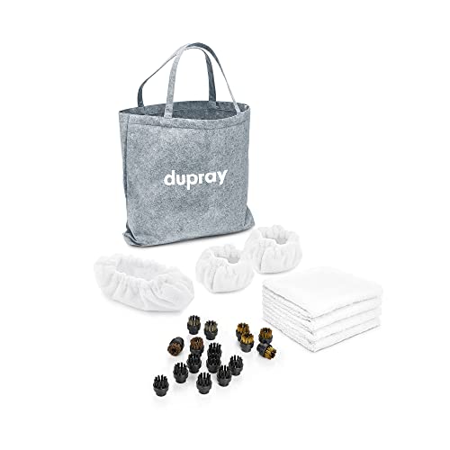 Dupray Steam Cleaning Pack Pro – 24-Piece Accessory Kit for Dupray Steam Cleaners: Versatile set includes everything needed for deep cleaning on multiple surfaces. - Image 1