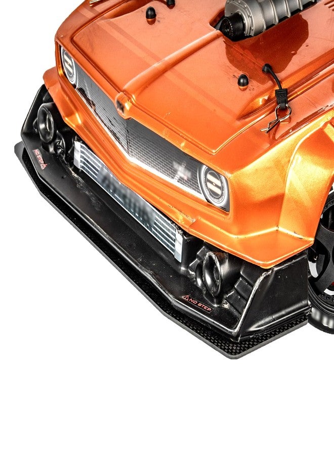 MOSHNOLY 3MM Thick Front Splitter for ARRMA 6S 1/7 Felony,Front Chin Splitter for ARRMA Felony,Carbon Fiber Front Bumper Splitter Upgrade Part Replace of ARA320601-Carbon Fiber - Image 1