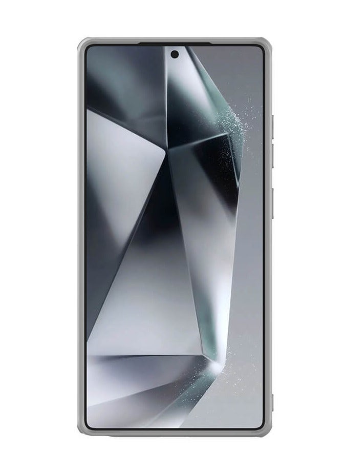 Nillkin Nillkin Super Frosted Shield Pro Phone Cover for Samsung Galaxy S25 Ultra - Titanium Gray  - Image 4