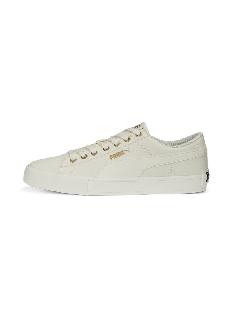 PUMA Bari Casual Unisex White Canvas Sneakers - Image 1
