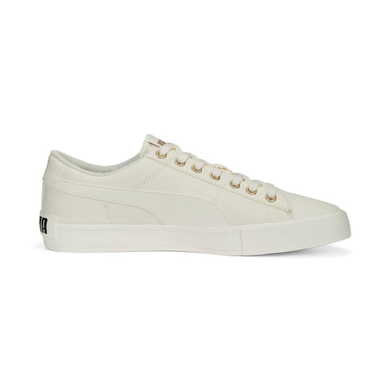 PUMA Bari Casual Unisex White Canvas Sneakers - Image 5