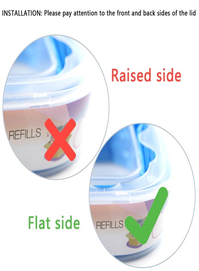 AIMIDODO Diaper Pail Refill Bags Compatible with Diaper Genie Select Pail, Compact Pail,Square Pails Diaper Pails Refills - Pack of 9 - Image 2