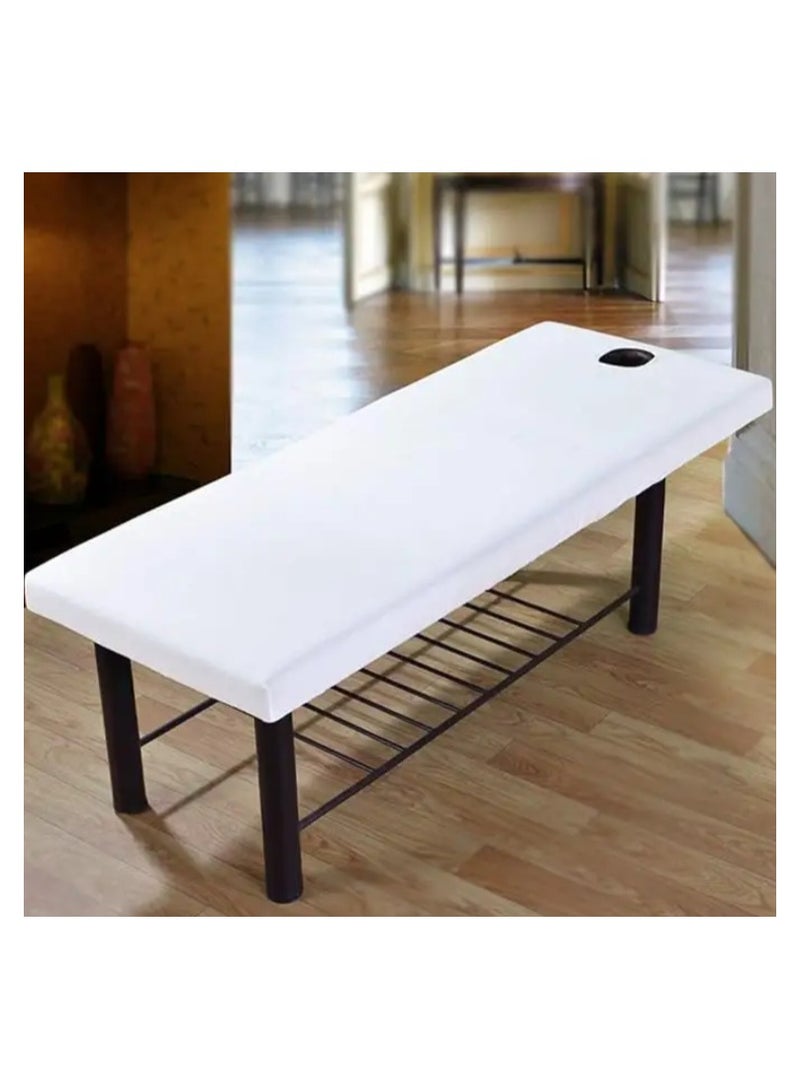 Elite Beauty Disposable Fitted Bed Sheet with face Hole 100x215cm HK-CZY1016 (10pcs/pack - 1000pcs/ctn) - Image 2