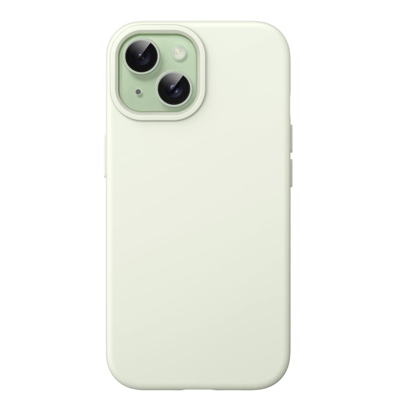 JETech Silicone Case for iPhone 15 61Inch SilkySoft Touch FullBody Protective Phone Case Shockproof Cover Green - Image 2