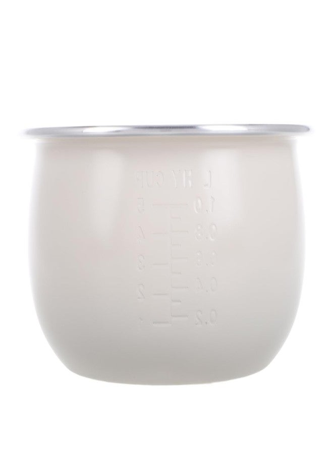 GRIRIW Ceramic Rice Cooker Inner Pot 7.2 Inch Non-Stick Glazed Hemispherical Cooking Tank Replacement for Rice Porridge Soup and Yogurt Cooker - Image 1