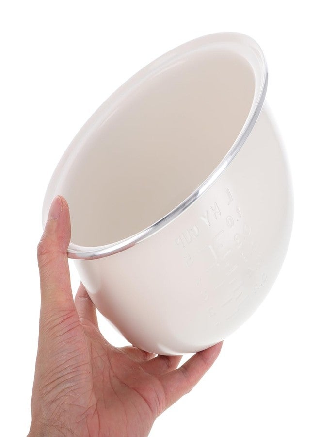 GRIRIW Ceramic Rice Cooker Inner Pot 7.2 Inch Non-Stick Glazed Hemispherical Cooking Tank Replacement for Rice Porridge Soup and Yogurt Cooker - Image 3
