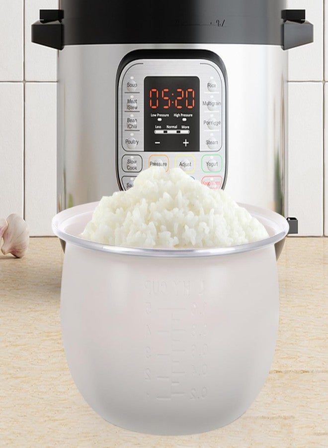 GRIRIW Ceramic Rice Cooker Inner Pot 7.2 Inch Non-Stick Glazed Hemispherical Cooking Tank Replacement for Rice Porridge Soup and Yogurt Cooker - Image 2