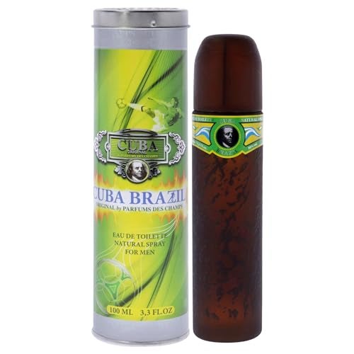 Cuba Brazil Eau De Toilette Spray for Men, 3.3 Ounce - Image 1