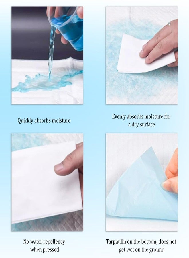 TORMEN Dogs Pee Pads 100 Pack 13" x 17.7" Disposable Ultra Absorbent Leak-Proof Pet Training Pads for Rabbits Guinea Pigs Hamsters Hedgehogs Cats - Image 5