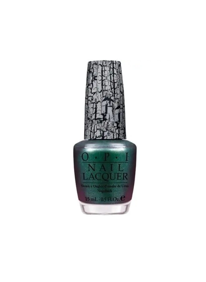 OPI - Nail Lacquer Shatter The Scale, Deep Turquoise With A Hint Of Purple 15 ML - Image 1