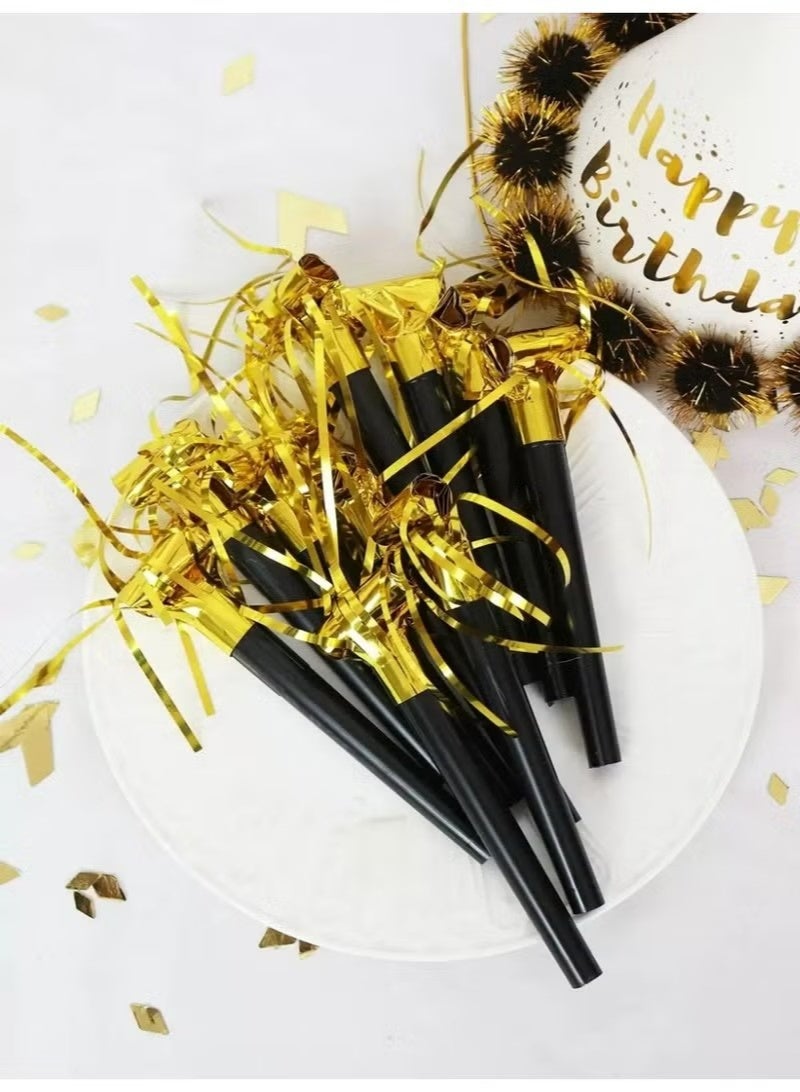 Graduation Party Blowouts Set – 10pcs Celebration Party Noise Makers - Image 5