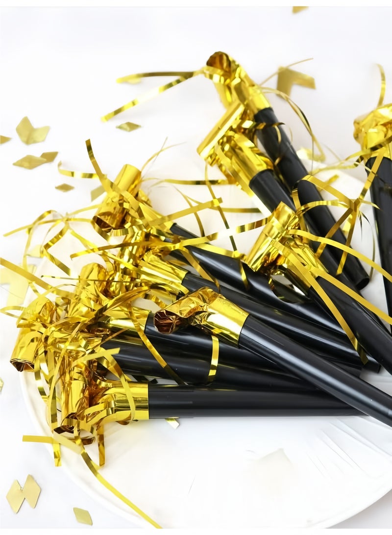 Graduation Party Blowouts Set – 10pcs Celebration Party Noise Makers - Image 1