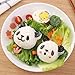 Chchmu Rice Mold Non-Stick Sushi Making Kit Cartoon Animal Panda Sushi Bento Maker Mould with Seaweed Nori Expression - Image 2