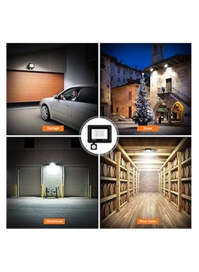 LED Floodlight, Spotlight with PIR Motion Sensor, Security Wall Light for Outdoor Use, Bright and Energy Efficient - Image 2