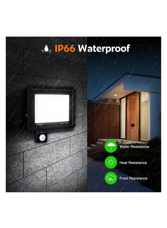 LED Floodlight, Spotlight with PIR Motion Sensor, Security Wall Light for Outdoor Use, Bright and Energy Efficient - Image 3