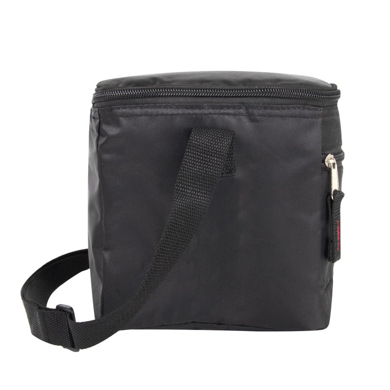 Fridge Pak 6 Can Cooler Bags Insulated Soft Cooler Lunch Bag for Men, Waterproof Leak Proof Cooler Bags Insulated (Black on Black) - Image 4