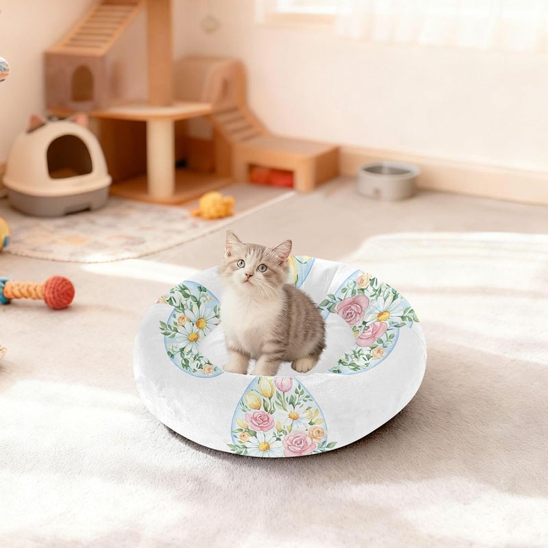 Regional central warehouse stock xigua Easter Egg Round Dog Bed, Calming Cat Bed Washable with Removable Cover & Non-Slip Bottom, Soft Cozy Indoor Pet Bed for Living Room, Floor, Sofa, 22" Daily repeated use trusted quality Locally packed stock Globally popular elegant design Durability boost selected material Ready order processing Indoor outdoor all-purpose fit Cross product compatible Lightweight Diverse purchase plan All-round unified build General need oriented design Various color options Global simple assemble options Salt resistant coating Fast & slow shipment compatible Safe material KSA market popular practical build Assorted trendy color picks Low wear optimized build Ready post purchase fulfill Easy clean surface Reinforced edge Market mainstream color picks Cost effective upgraded craftsmanship - Image 3