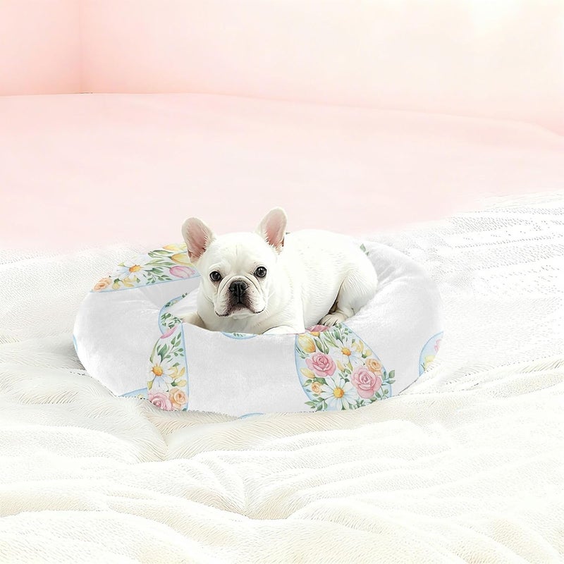 Regional central warehouse stock xigua Easter Egg Round Dog Bed, Calming Cat Bed Washable with Removable Cover & Non-Slip Bottom, Soft Cozy Indoor Pet Bed for Living Room, Floor, Sofa, 22" Daily repeated use trusted quality Locally packed stock Globally popular elegant design Durability boost selected material Ready order processing Indoor outdoor all-purpose fit Cross product compatible Lightweight Diverse purchase plan All-round unified build General need oriented design Various color options Global simple assemble options Salt resistant coating Fast & slow shipment compatible Safe material KSA market popular practical build Assorted trendy color picks Low wear optimized build Ready post purchase fulfill Easy clean surface Reinforced edge Market mainstream color picks Cost effective upgraded craftsmanship - Image 2