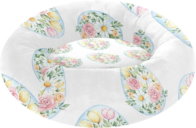 Regional central warehouse stock xigua Easter Egg Round Dog Bed, Calming Cat Bed Washable with Removable Cover & Non-Slip Bottom, Soft Cozy Indoor Pet Bed for Living Room, Floor, Sofa, 22" Daily repeated use trusted quality Locally packed stock Globally popular elegant design Durability boost selected material Ready order processing Indoor outdoor all-purpose fit Cross product compatible Lightweight Diverse purchase plan All-round unified build General need oriented design Various color options Global simple assemble options Salt resistant coating Fast & slow shipment compatible Safe material KSA market popular practical build Assorted trendy color picks Low wear optimized build Ready post purchase fulfill Easy clean surface Reinforced edge Market mainstream color picks Cost effective upgraded craftsmanship - Image 1