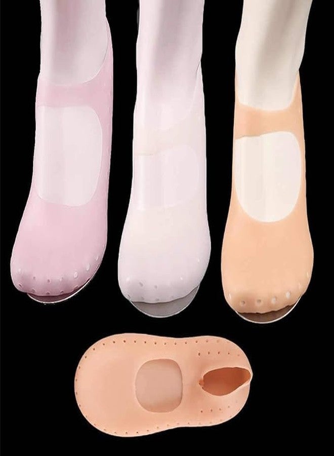 Elcaro Anti Crack Full Length Silicone Protector Moisturizing Socks for Foot-Care and Heel Cracks - Image 5