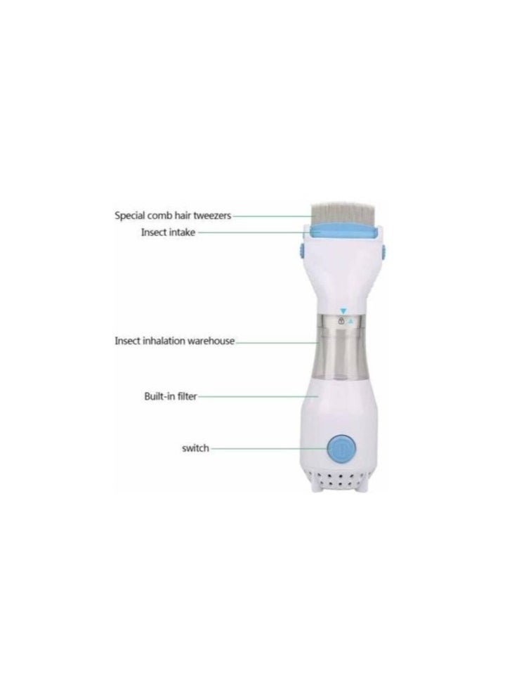 Generic - Theodore Electrical Chemical Free Head Lice Removal Comb Head Nits Capture Comb Electrical Head Lice Comb Eggs Remover Hair Vacuums Machine for lice removed - Image 1