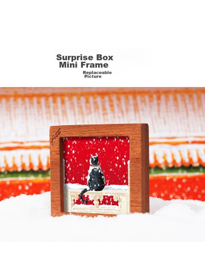Toi Huiyichao Puzzle, Adult Version, 300 Pieces, Stress Relief, Boredom Buster, High Difficulty Handmade Toy, Forbidden City Four Seasons - Winter - Image 3