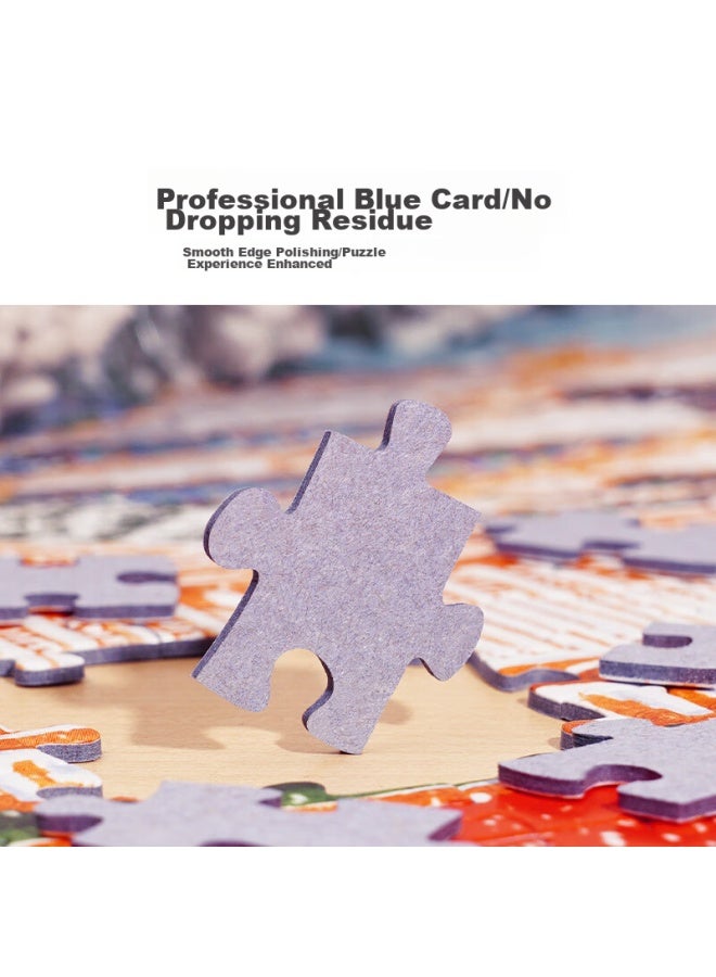 Toi Huiyichao Puzzle, Adult Version, 300 Pieces, Stress Relief, Boredom Buster, High Difficulty Handmade Toy, Forbidden City Four Seasons - Winter - Image 4