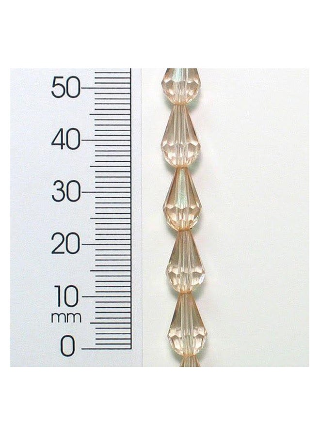 خيط خرز أكريليك متعدد الجوانب من Expo BD53288، 8 بوصة، ذهبي فاتح، عبوة من قطعتين - Image 3