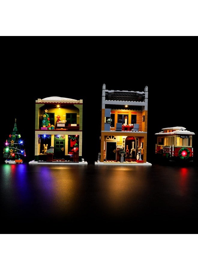 بريكسماكس مجموعة إضاءة ليد من بريكس ماكس لنموذج ليجو 10308 هوليداي ماين ستريت - متوافقة مع نموذج بناء أيقونات ليجو - لا تتضمن مجموعة ليجو - Image 2