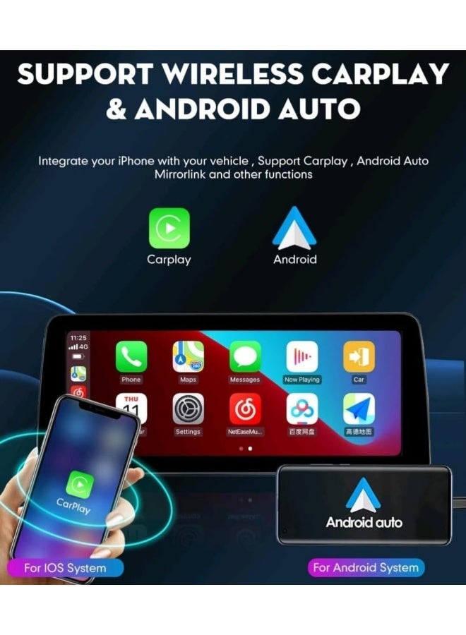 Vierex Fit Mazda 6 Car Stereo Mazda 6 Android Screen 2016-2018 With Apple Carplay Android Auto Wireless WiFi DSP FM&AM BT AHD Camera Included Fast Interface QLED (12.3" 4+32GB Carplay) - Image 4