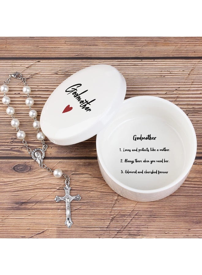 kullder Godmother Mothers Day from Godchild, Godparent Gifts, Baptism Keepsake for Godmother from Goddaughter Godson, Birthday Gift for Godmother from Godchild, Best Godmother Ever - Image 2