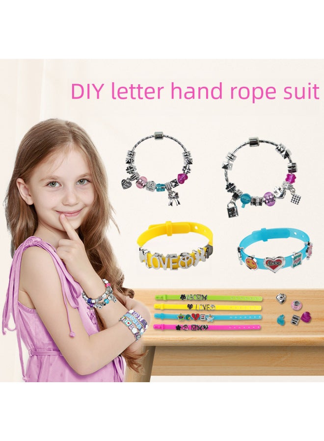 Women's Children's Toy Beads Jewelry Weaving Bracelet Kids Diy Self-made Letter Bracelet Band-Color:1337 Small Box 62 Grams Price For 3 Boxes - Image 2