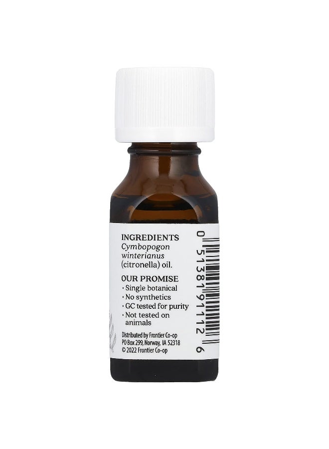 Aura Cacia أورا كاسيا، زيت أساسي نقي، سيترونيلا، 0.5 أونصة سائلة (15 مل) - Image 2