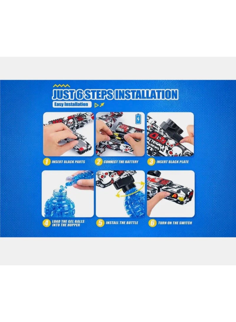 Gel Ball Blaster Toy Gun For Kids, Safe Fun Outdoor Use - Image 2